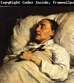 Henri Regnault Mme. Mazois ( The Artist s Great-Aunt on Her Deathbed )